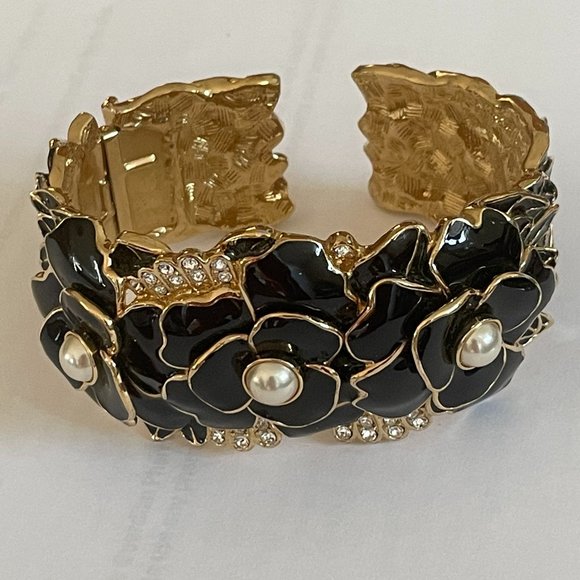 Nolan Miller Vintage Hinged Cuff Bracelet